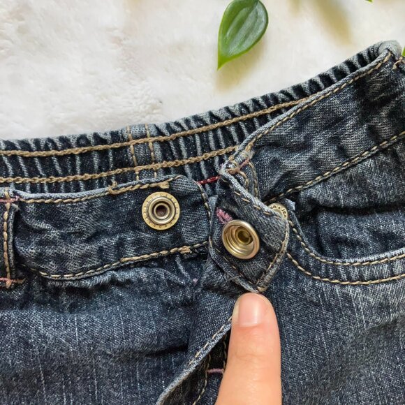 Arizona Toddler Jeans Blue Wash 18M | EUC Casual Denim Ruffle - Picture 3 of 16